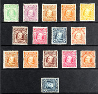 1909 - 1916 Of Beautiful Fresh Very Fine Mint Stamps On A Stock Card We See 1909-12 Â½d Yellow-green SG 387 Also 1909-16 - Other & Unclassified