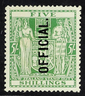 OFFICIAL 1927-33 5s Green Opt, SG O113, Fine Mint. - Other & Unclassified