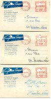 1959/60  6 Kaarten Van GALERIES ANSPACH SA Bruxelles Malines Vilvorde - Gefr. 1.50 + 2.00 FR - F653 - 1960-79