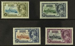 1935 Silver Jubilee Set Complete, Perf 'Specimen', SG 18s/21s, Very Fine Mint. (4 Stamps) - Northern Rhodesia (...-1963)