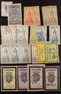 REVENUE STAMPS INTERESTING COLLECTION/ACCUMULATION 19th Century To 1960's Mostly Used Revenues On Various Pages, Include - Other & Unclassified