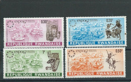 Rwanda  Timbres  Neufs   Expo67 Montréal - Collezioni