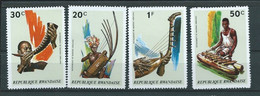 Rwanda  Timbres  Neufs   Musiciens Et Instruments - Collections