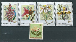 Rwanda  Timbres  Neufs   Fleurs - Verzamelingen