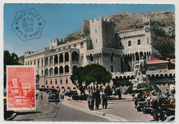 MONACO - Carte Maximum - 25f Palais De SAS Le Prince De Monaco - Monaco-Ville-A 30/4/1959 - Cartoline Maximum