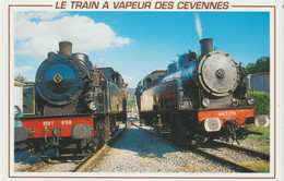 CPSM LE TRAIN A VAPEUR DES CEVENNES - CHEMIN DE FER TOURISTIQUE D' ANDUZE à SAINT-JEAN-DU-GARD (30) - Trains