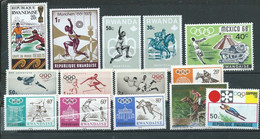 Rwanda  Lot De Timbres  Neufs  Thème  Sports - Sammlungen