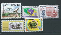 Rwanda  Lot De Timbres   Thème  Communications - Verzamelingen