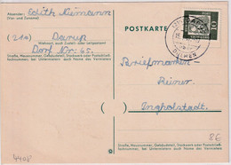 BRD - Darup ü. Dülmen Poststelle I Karte N. Ingolstadt 1962 - Unclassified