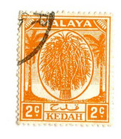 10437 Kedah 1950 Scott # 62 Used OFFERS WELCOME! - Kedah