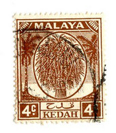 10439 Kedah 1950 Scott # 64 Used OFFERS WELCOME! - Kedah