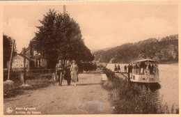 Cpa De HEER-AGIMONT- ARRIVEE DU BATEAU - - La Bruyere