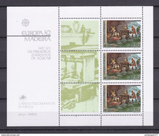 PORTUGAL MADEIRA 1982, SG MS200  Michel Nr. Block 3  Europa, Sugar Mill, MNH Post Office Fresh €7,00 MNH** - Cajas Para Sellos