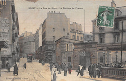 29-BREST- LA RUE DE SLAM, LA BANQUE DE FRANCE - Brest