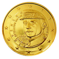 2019- SLOVAQUIE – STEFANIK - 2 EUROS PLAQUE OR - Slovakia