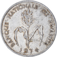 Monnaie, Rwanda, Franc, 1974 - Rwanda