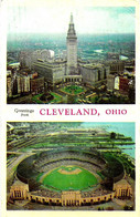 USA - 1960 CLEVELAND Stadio Del Baseball Cartolina Viaggiata Per La Francia E Tassata - 270 - Baseball