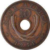 Monnaie, Afrique Orientale, 10 Cents, 1951 - Colonia Británica