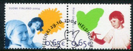 FINLAND 2004 Children's Rights Used..  Michel  1723-24 - Used Stamps