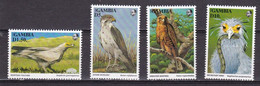 GAMBIA 1993 - AVES - PAJAROS - YVERT 1319-1322** - Gambia (1965-...)