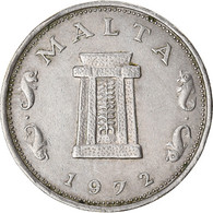 Monnaie, Malte, 5 Cents, 1972 - Malta