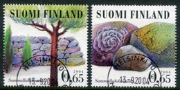 FINLAND 2004 UNESCO World Heritage Site Singles Ex Block Used..  Michel  1716-17 - Oblitérés