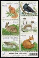 FINLAND 2004  Forest Mammals Block MNH / **.  Michel  Block 34 - Unused Stamps