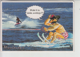 Montenegro, FUNNY CARD - Water Skiing, Ski Nautique (ws038) - Water-skiing