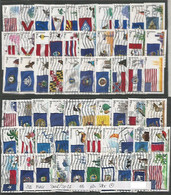 USA Flags Of Our Nation 2008/2012 Cpl 6x10v=60v Set USED Stamps - Oblitérés