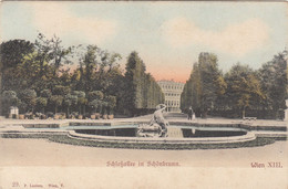 Gruss Aus WIEN (Wien XIII) - Schönbrunn, Schlossallee, Karte Gel. 1906 - Schönbrunn Palace