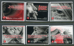 FINLAND 2004 Valentine's Day Greetings Stamps Used.  Michel  1690-95 - Used Stamps