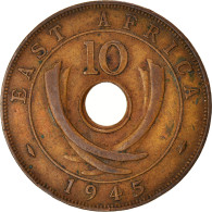 Monnaie, Afrique Orientale, 10 Cents, 1945 - Colonie Britannique