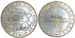 03883 GETTONE TOKEN JETON MÉDAILLE SOUVENIR MONNAIE DE PARIS VERS PONT DU GARD  AQUEDUC ROMAIN DE NIMES  2006 - 2006