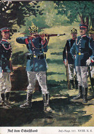 Delcampe - AK Auf Dem Schießstand - Infanterie-Regt. 117 XVIII. A.K. - N. Gemälde Döbrich-Steglitz (60410) - Regimente