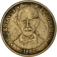 Monnaie, République Dominicaine, 25 Centavos, 1980 - Dominicaine