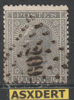 N° 17 Lp. 209  Laroche Coba8  Dent.14,5 X 14 - 1865-1866 Profile Left
