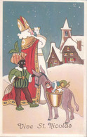 Joyeux Noël, Vive St Nicolas, Père Noël, Enfants Et Jouets (23180) - Santa Claus
