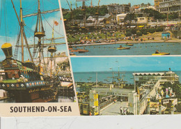 SOUTHEND  ON  SEA  ( ESSEX )  C P S M  3 VUES ( 22 / 5 / 106  ) - Southend, Westcliff & Leigh