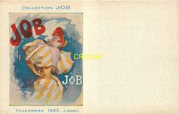 Illustrateur Art-Nouveau, Cheret, Calendrier JOB 1896 - Chéret