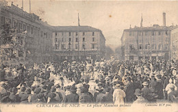 06-NICES- CARNAVAL DE NICE- LA PLACE MASSENA ANIMEE - Carnaval