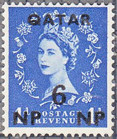 QATAR  SCOTT NO  3   MINT HINGED  YEAR   1957  WMK 308 - Qatar