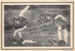 ¤¤   -  Carte Publicitaire  " LES DANIL'S "  Les Rois De L'Acrobatie Motocycliste   -  Moto , Motards  -  ¤¤ - Moto