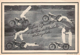 ¤¤   -  Carte Publicitaire  " LES DANIL'S "  Les Rois De L'Acrobatie Motocycliste   -  Moto , Motards  -  ¤¤ - Motos