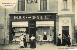 Pornichet * Devanture Façade Débit De Tabac TABAC Tabacs Commerce Magasin Mode PARIS PORNICHET , Maison PONCET - Pornichet