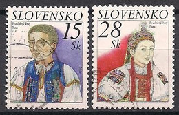 Slowakei  (2004)  Mi.Nr.  481 + 482  Gest. / Used  (2ce02) - Usados