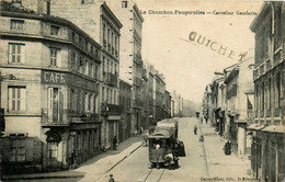 Le Chambon Feugerolles * Le Carrefour Gambetta * Tram Tramway * Café Hôtel - Le Chambon Feugerolles