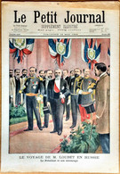 Le Petit Journal N°600 18/05/1902 Voyage De Loubet En Russie Le Président... /L'Hôtellerie à 4 Sous 35 Rue Saint-Denis - Le Petit Journal