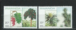 Rwanda  Lot De Timbres   Thème  Végétation - Colecciones