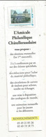 JC , Marque Pages, L'AMICALE PHILATELIQUE CHATELLERAUDAISE , Châtellerault ,Vienne, 190 X 50mm , Frais Fr 1.65 E - Segnalibri