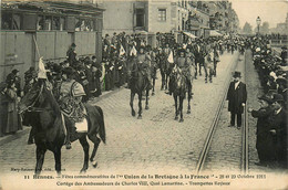 Rennes * Les Fêtes Commémoratives De L'union De La Bretagne à La France * 28 Et 29 Octobre 1911 * Quai Lamartine - Rennes